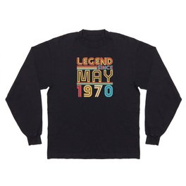 Vintage 1970 May Long Sleeve T Shirt