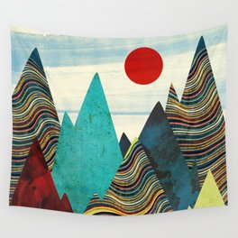 Color Peaks Wall Tapestry
