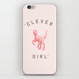 Clever Girl iPhone Skin