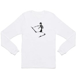 Jumping Ballet Skeleton Long Sleeve T-shirt