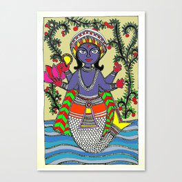 Matsya Avatar of the Hindu God Vishnu Canvas Print