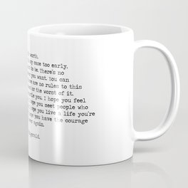 For What It's Worth F. Scott Fitzgerald Life Quote Mug