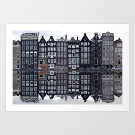 Amsterdam Reflection Art Print