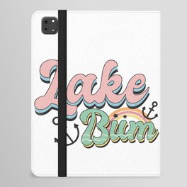 Lake Bum Retro Summer iPad Folio Case