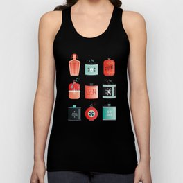Flask Collection – Red & Turquoise Palette Tank Top
