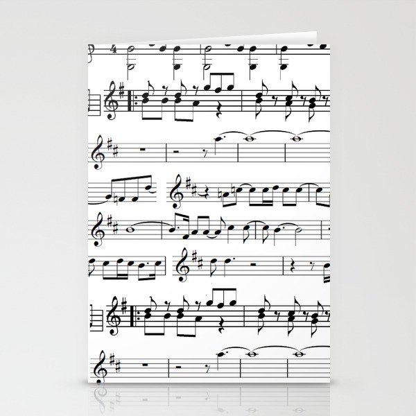 Musical Stationery Cards