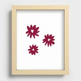 Minimal flora 3 Recessed Framed Print