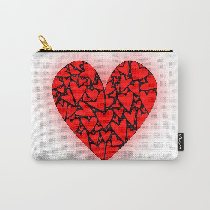 Love Hearts Carry-All Pouch