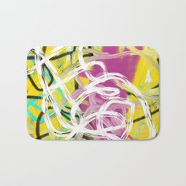 Abstract expressionist Art. Abstract Painting 54. Bath Mat