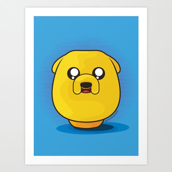 Daruma: Jake the Dog Art Print