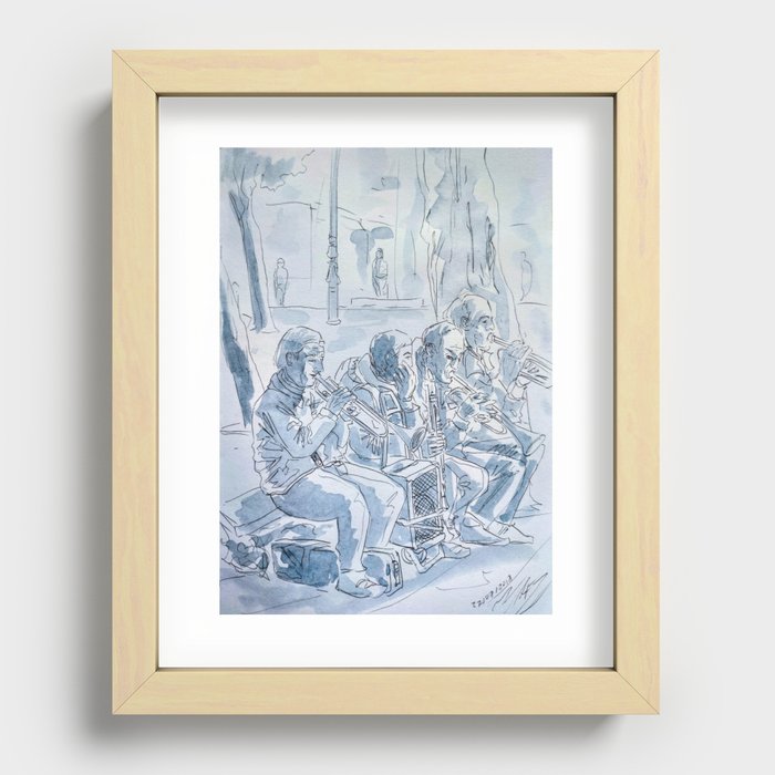 Musicians Recessed Framed Print