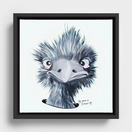 My name is EMU-ly Framed Canvas