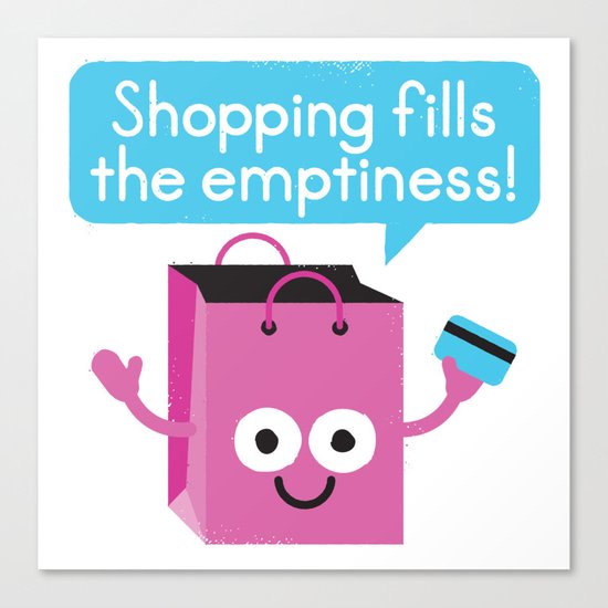 Retail Therapy Canvas Print