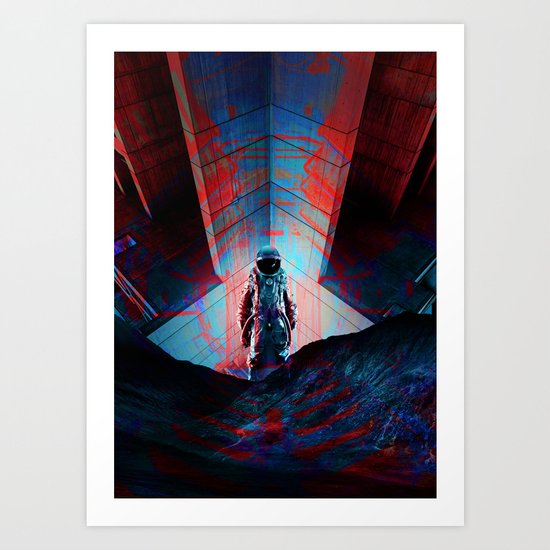 See you soon Space Cowboy Art Print