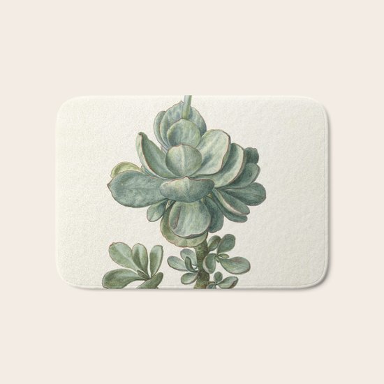 Succulent Bath Mat