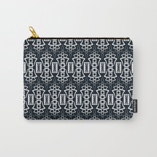 Art Deco . "Grey and gray . " Carry-All Pouch