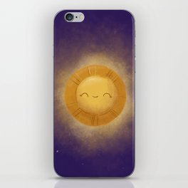 Happy Sun Illustration iPhone Skin