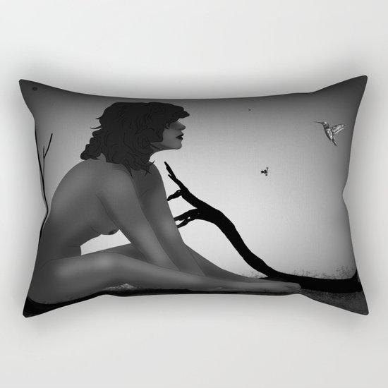 Stare Down Rectangular Pillow