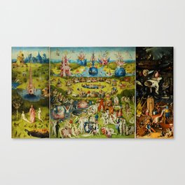 The Garden of Earthly Delights  Canvas Print