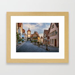 Fairy Tale Town Framed Art Print
