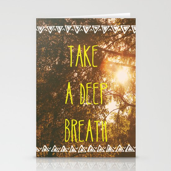 Breathe Stationery Cards