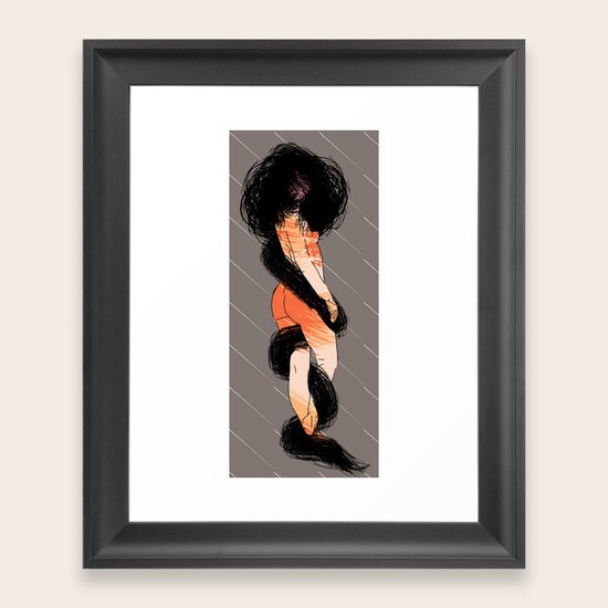 Hungry Framed Art Print