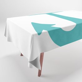 Anchor (Teal & White) Tablecloth