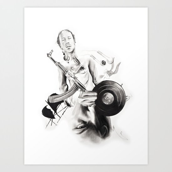 P.O.A.M (Portrait of a Memory) "D" Art Print