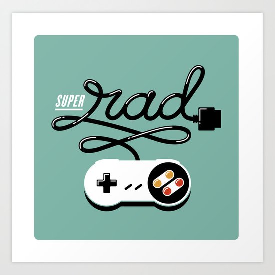 Super Rad Art Print