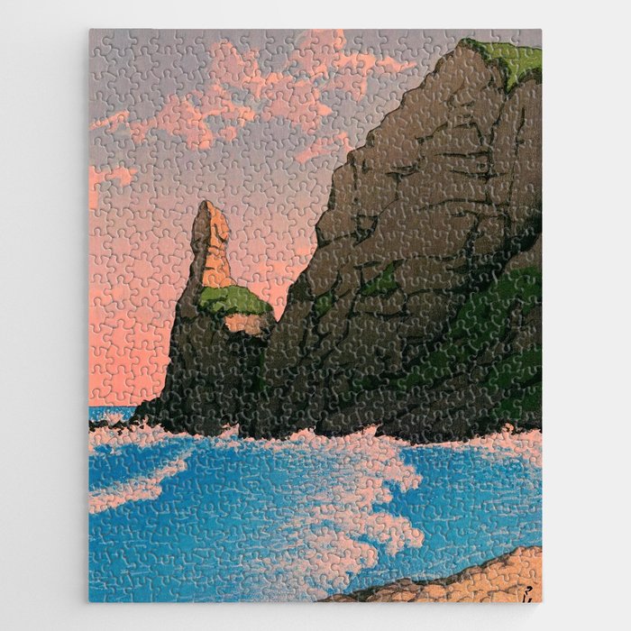 Setakamu Rocksin Shiribe by Kawase Hasui Jigsaw Puzzle
