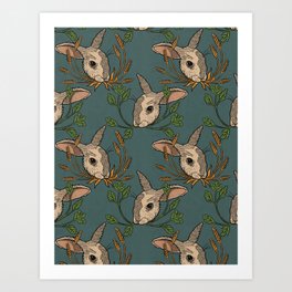 Chelsea's Rabbit Art Print