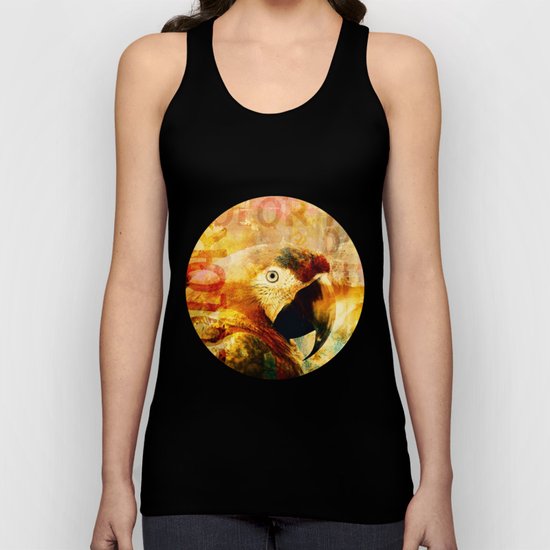 Crazy Parrot Unisex Tank Top
