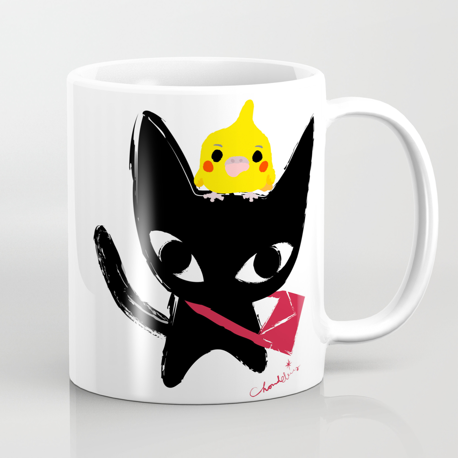 Yeux Du Chat Noir Coffee Mug By Chandelina Society6