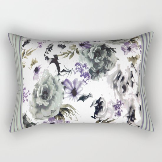Kwan Yin Roses Rectangular Pillow