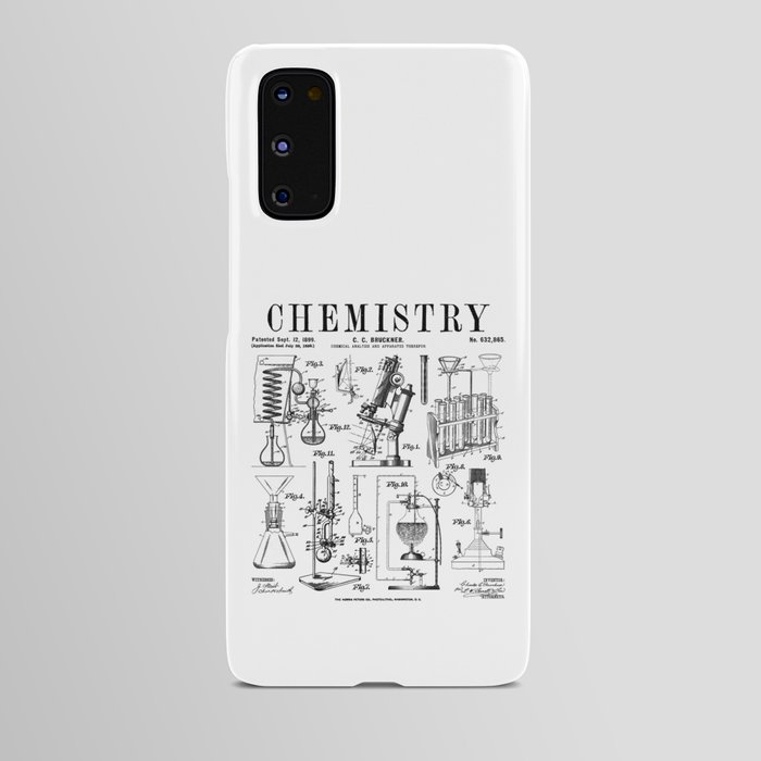 Chemistry Teacher Student Science Laboratory Vintage Patent Android Case
