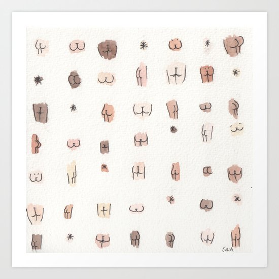 butts Art Print