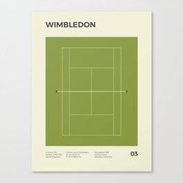 Wimbledon Tennis Art Print Canvas Print