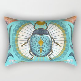 Egyptian Scarab Rectangular Pillow