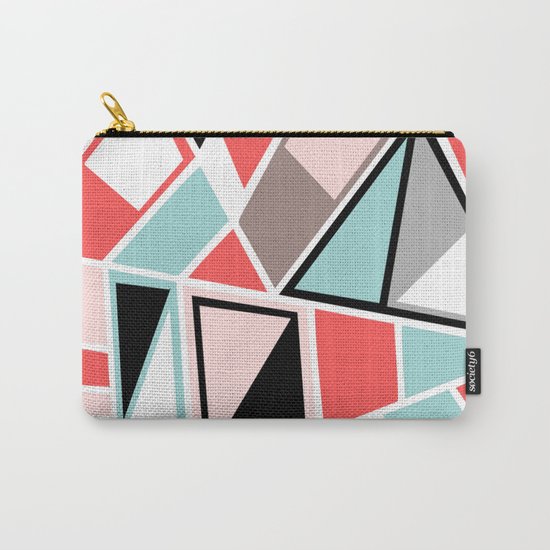 Abstract #534 Facets Carry-All Pouch