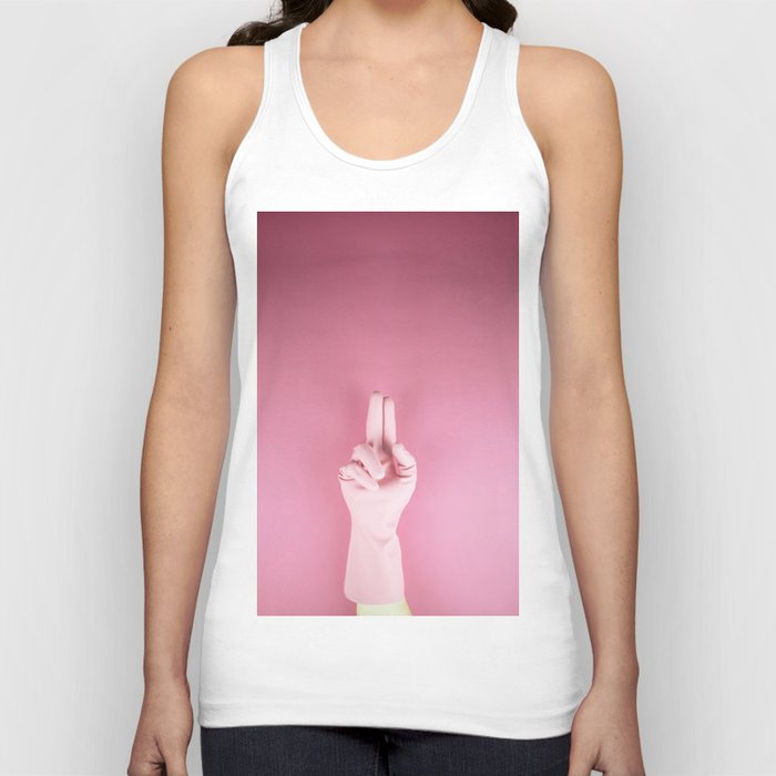Mighty pink glove Tank Top