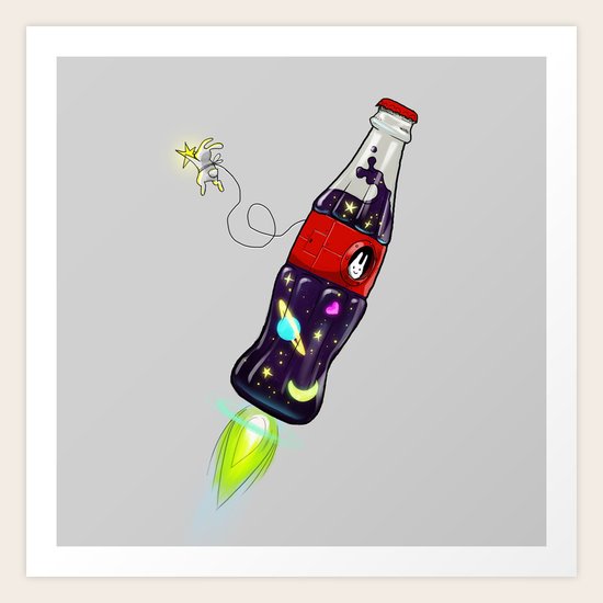 Bottleship Art Print