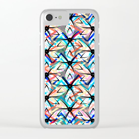 Floral exuberance Clear iPhone Case