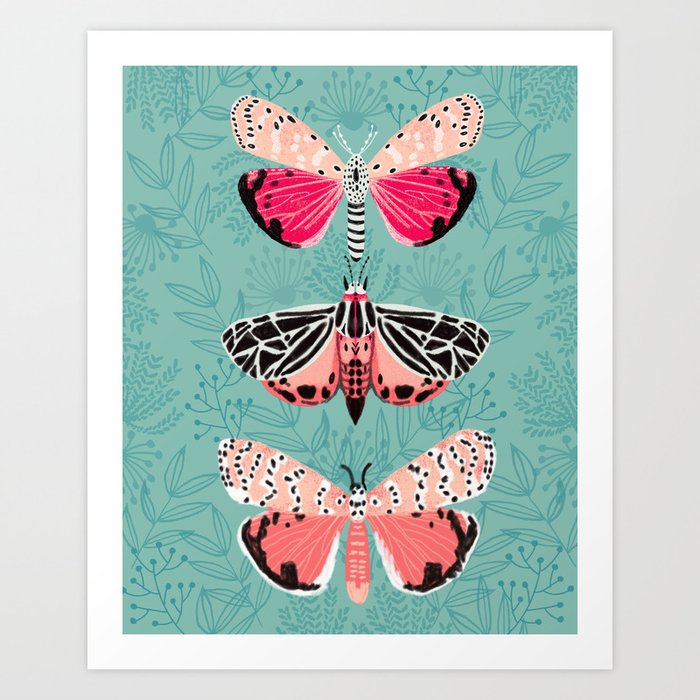 Lepidoptery No. 6 by Andrea Lauren Art Print