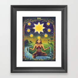 The Star Tarot Framed Art Print