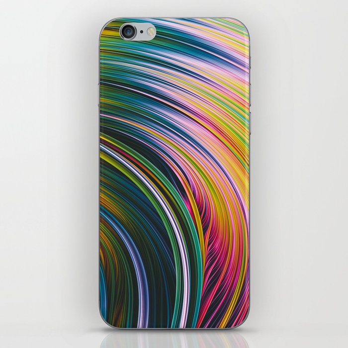 Super Strands. Colorful Abstract iPhone Skin