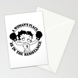 Feminist Betty Boop Stationery Cards