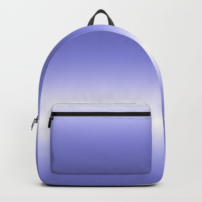 Periwinkle Blue Gradient Color Background-Ombre Pattern Backpack