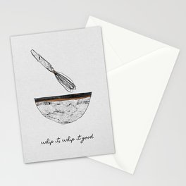 Whip It Good, Music Quote Stationery Card