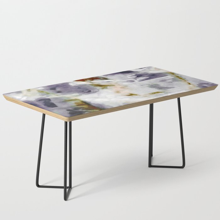 Innocent: a grey and white abstract Coffee Table