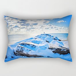 Winter Blues Rectangular Pillow